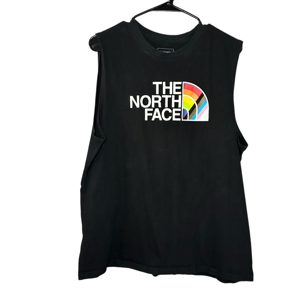 The North Face Black Sleeveless Mens Shirt Size Large